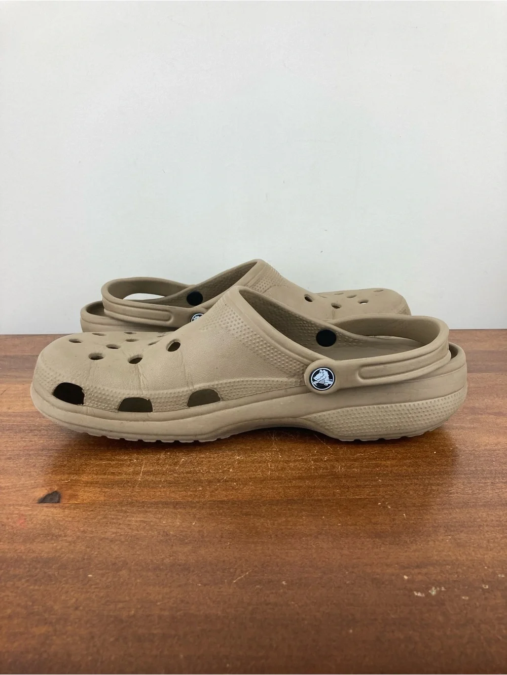 Crocs Classic Comfort Clogs Brown Neutral Men's Size XXL 12-13 Pre-Owned.